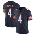 C.Bears #4 D'Andre Swift Player Navy Vapor Untouchable Limited Home Game Ldoa Stitched Jerseys
