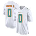 M.Dolphins #0 Ollie Gordon II Player White Fashion Home Game Ldoa Stitched Jerseys