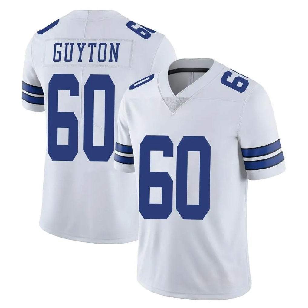 D.Cowboys #60 Tyler Guyton Player White Vapor Untouchable Limited Home Game Kdoa Stitched Jerseys