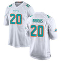 M.Dolphins #20 Jordyn Brooks Player White Limited Home Game Ldoa Stitched Jerseys
