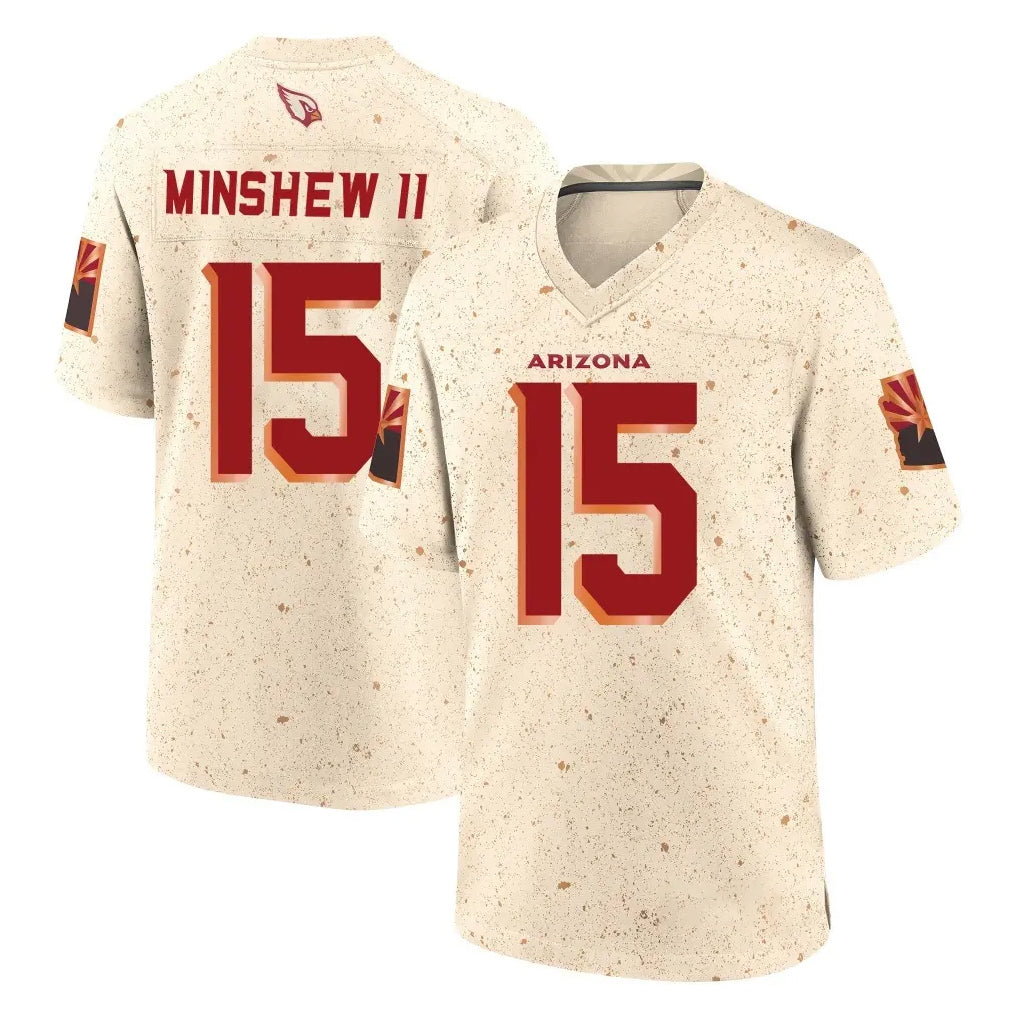 A.Cardinals #15 Gardner Minshew II Player Cream Rivalries Collection Game Ldoa Stitched Jerseys