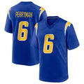 LA.Chargers #6 Denzel Perryman Player Royal Home Game Ldoa Stitched Jerseys