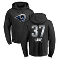 LA.Rams #37 Quentin Lake Player Black Pullover Hoodie Limited Game Ldoa Stitched Jerseys