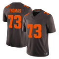 C.Browns #73 Joe Thomas Player Brown Limited Vapor F.U.S.E. Alternate Game Ldoa Stitched Jerseys