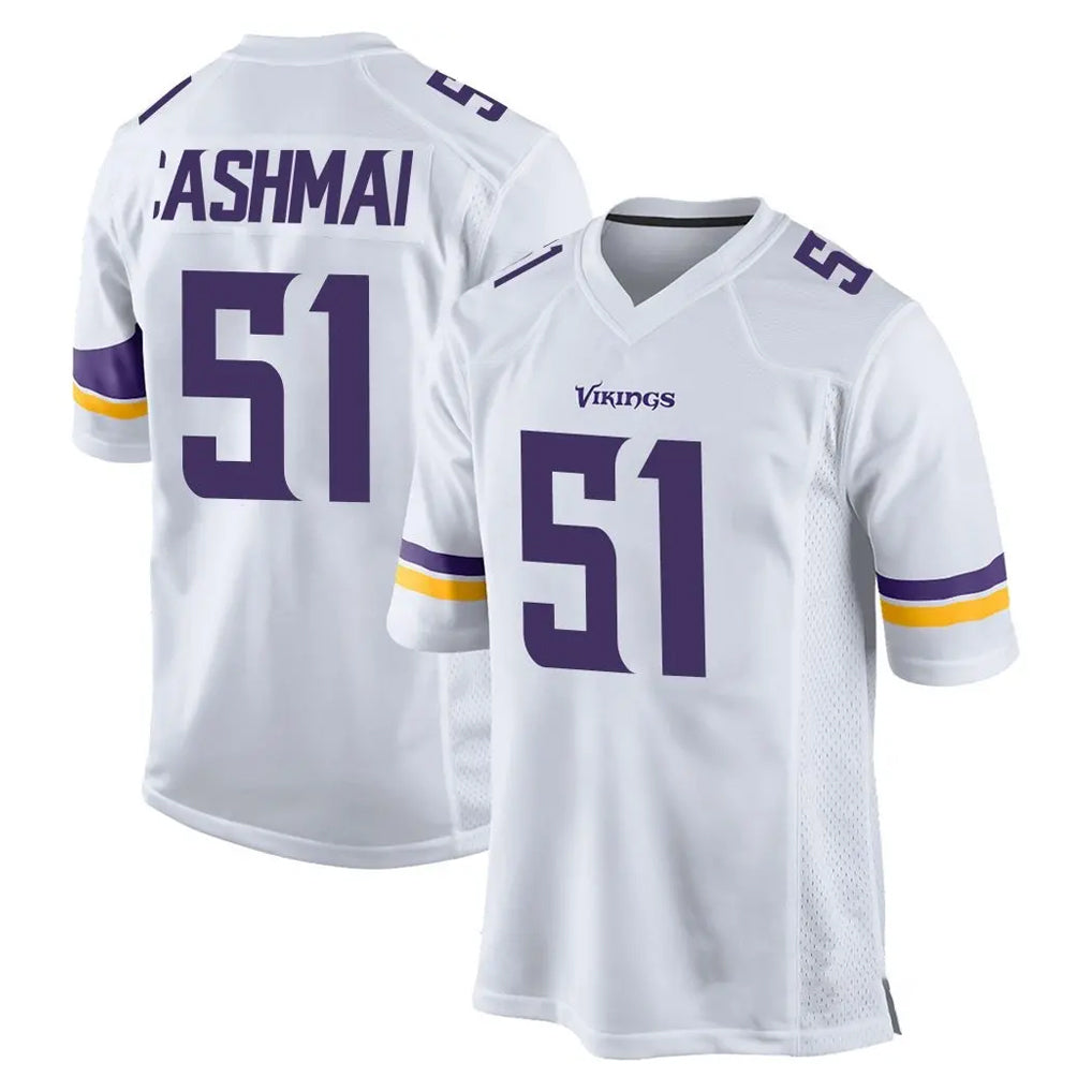 M.Vikings #51 Blake Cashman Player White Home Game Ldoa Stitched Jerseys