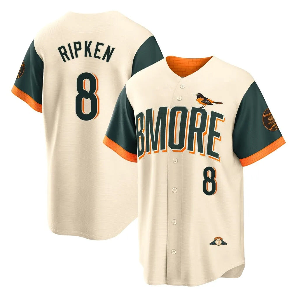 B.Orioles #8 Cal Ripken Player Cream 2026 City Connect Home Game Ldoa Stitched Jerseys