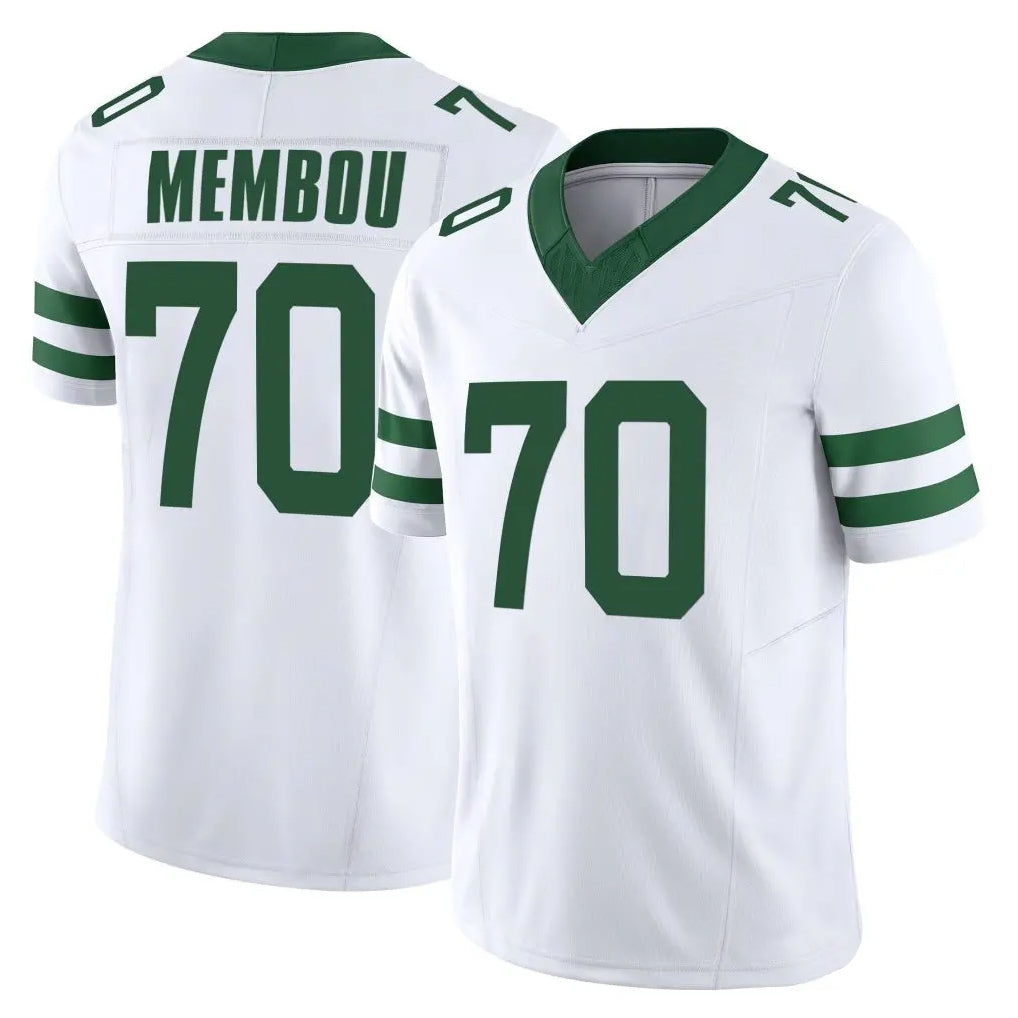 NY.Jets #70 Armand Membou Player White Legacy Limited Vapor F.U.S.E. Home Game Ldoa Stitched Jerseys