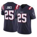 NE.Patriots #25 Marcus Jones Player Navy Limited Vapor F.U.S.E. Home Game Ldoa Stitched Jerseys