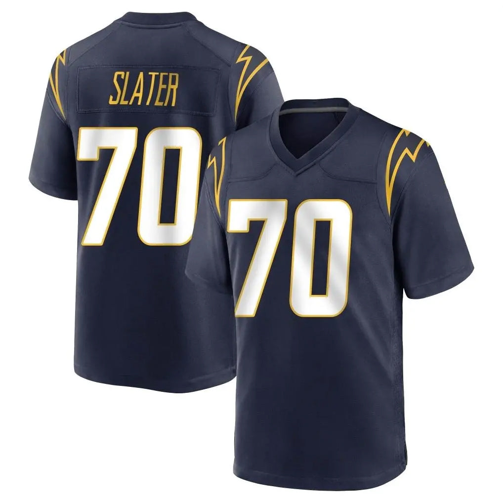 LA.Chargers #70 Rashawn Slater Player Navy Home Game Ldoa Stitched Jerseys