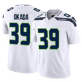S.Seahawks #39 Ty Okada Player White Limited Vapor F.U.S.E. Home Game Ldoa Stitched Jerseys