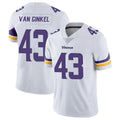M.Vikings #43 Andrew Van Ginkel Player White Limited Vapor Untouchable Home Game Ldoa Stitched Jerseys