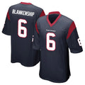 H.Texans #6 Reed Blankenship Player Navy Home Game Ldoa Stitched Jerseys