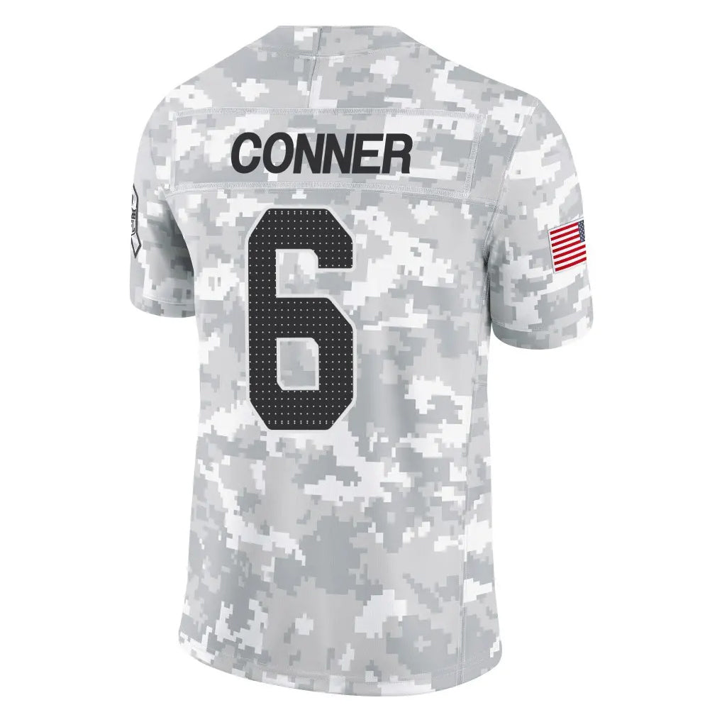 A.Cardinals #6 James Conner Player Camo Salute to Service Limited Home Ldoa Stitched Jerseys