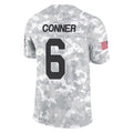 A.Cardinals #6 James Conner Player Camo Salute to Service Limited Home Ldoa Stitched Jerseys
