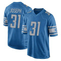 D.Lions #31 Kerby Joseph Player Blue Home Game Ldoa Stitched Jerseys