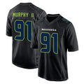 S.Seahawks #91 Byron Murphy II Player Black Limited Fashion Home Game Ldoa Stitched Jerseys