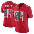 TB.Buccaneers #94 Calijah Kancey Player Red Limited Color Rush Home Game Ldoa Stitched Jerseys