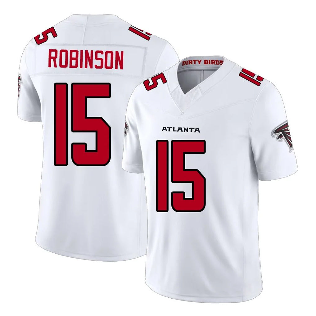 A.Falcons #15 Brian Robinson Player White Team Color Vapor F.U.S.E. Limited Ldoa Stitched Jerseys