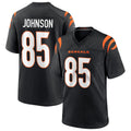 C.Bengals #85 Chad Johnson Player Black Home Game Ldoa Stitched Jerseys