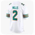 M.Dolphins #2 Malik Willis Player White Limited Home Game Ldoa Stitched Jerseys