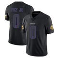 M.Vikings #0 Ivan Pace Jr. Player Black Impact LImited Home Game Ldoa Stitched Jerseys