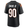 C.Bengals #90 Kris Jenkins Jr Player Black Home Game Ldoa Stitched Jerseys