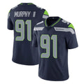 S.Seahawks #91 Byron Murphy II Player Navy Limited Vapor Untouchable Home Game Ldoa Stitched Jerseys