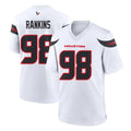 H.Texans #98 Sheldon Rankins Player White Home Game Ldoa Stitched Jerseys