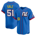 A.Braves #51 Chris Sale Player Royal National League All-Star Edition Game Ldoa Stitched Jerseys