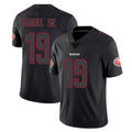 SF.49ers #19 Deebo Samuel Sr. Player Black Impact Limited Home Game Ldoa Stitched Jerseys