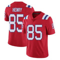 NE.Patriots #85 Hunter Henry Player Red Vapor Untouchable Home Game Ldoa Stitched Jerseys