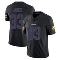 M.Vikings #33 Aaron Jones Sr. Player Black Impact LImited Home Game Ldoa Stitched Jerseys