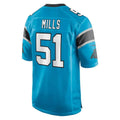C.Panthers #51 Sam Mills Player Blue Game Ldoa Stitched Jerseys