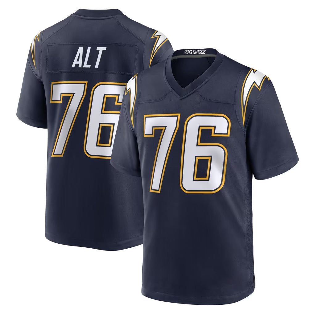 LA.Chargers #76 Joe Alt Player Navy Alternate Home Game Ldoa Stitched Jerseys