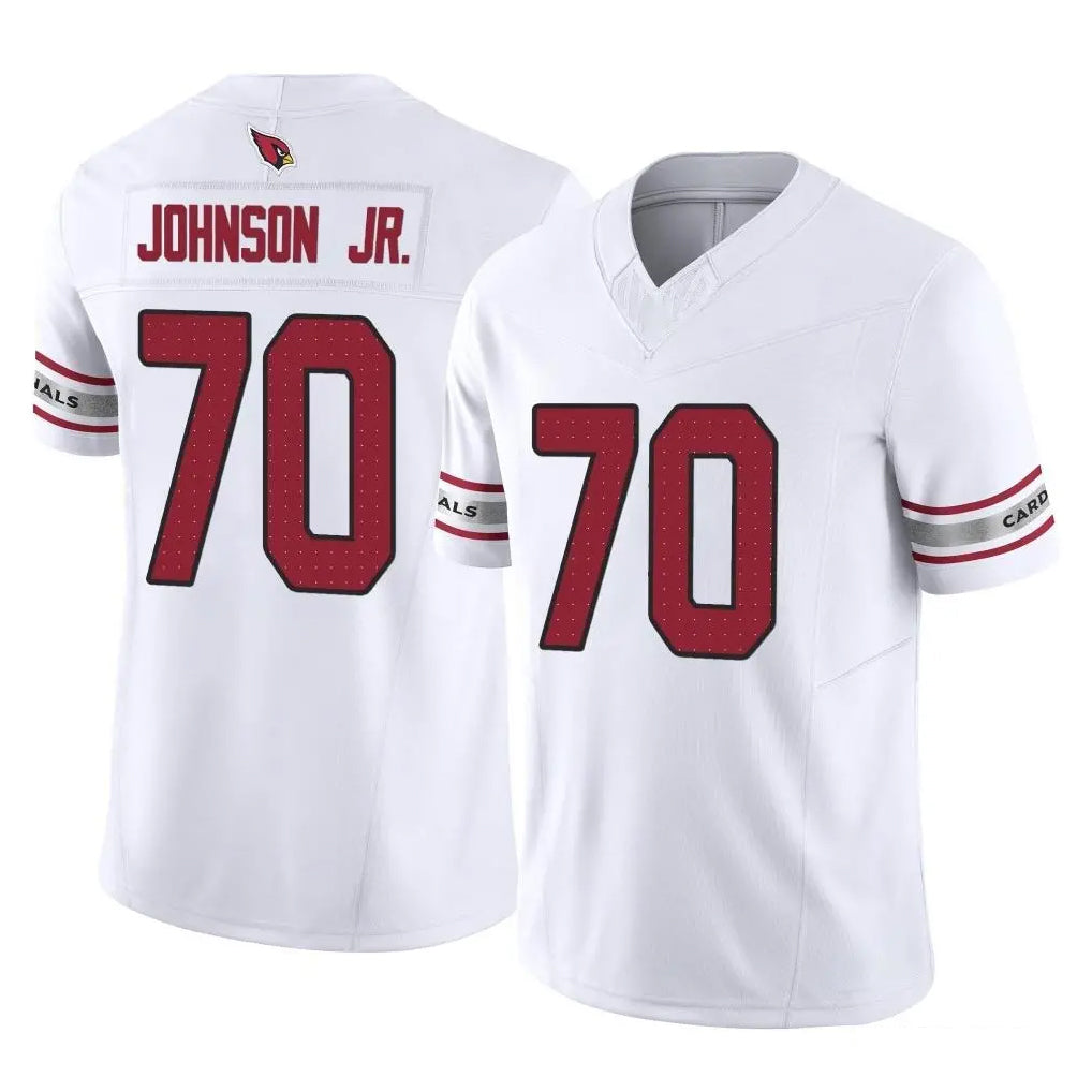 A.Cardinals #70 Paris Johnson Jr. Player White Vapor F.U.S.E. Limited Home Game Ldoa Stitched Jerseys
