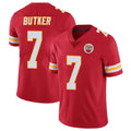 KC.Chiefs #7 Harrison Butker Player Red Limited Vapor Untouchable Home Game Ldoa Stitched Jerseys