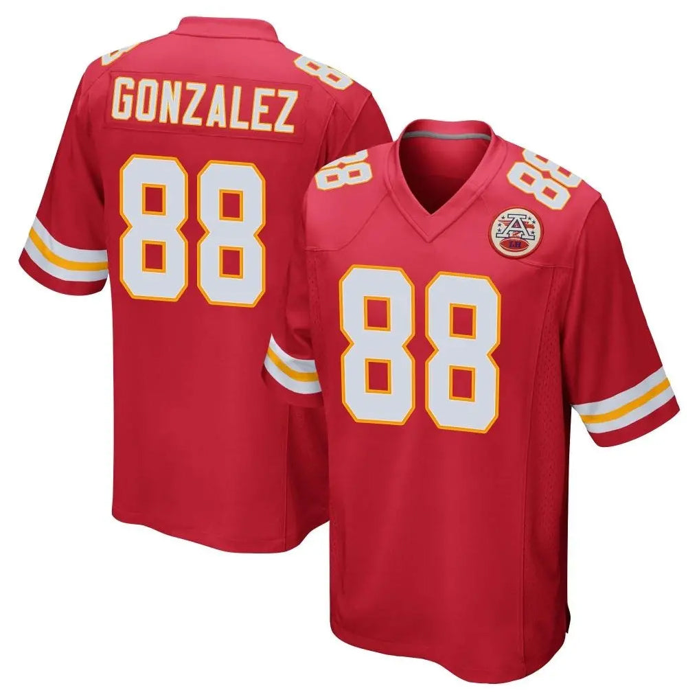 KC.Chiefs #88 Tony Gonzalez Player Red Home Game Ldoa Stitched Jerseys
