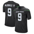 NY.Jets #9 Will McDonald IV Player Stealth Black Home Game Ldoa Stitched Jerseys