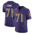 B.Ravens #71 Olaivavega Ioane Player Purple Color Vapor Untouchable Home Game Ldoa Stitched Jerseys