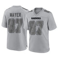 LV.Raiders #87 Michael Mayer Player Gray Atmosphere Fashion Limited Game Ldoa Stitched Jerseys