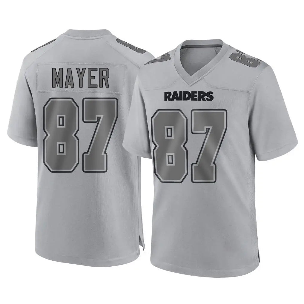 LV.Raiders #87 Michael Mayer Player Gray Atmosphere Fashion Limited Game Ldoa Stitched Jerseys