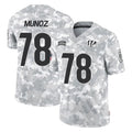 C.Bengals #78 Anthony Munoz Player Arctic Camo Salute to Service Limited Ldoa Stitched Jerseys