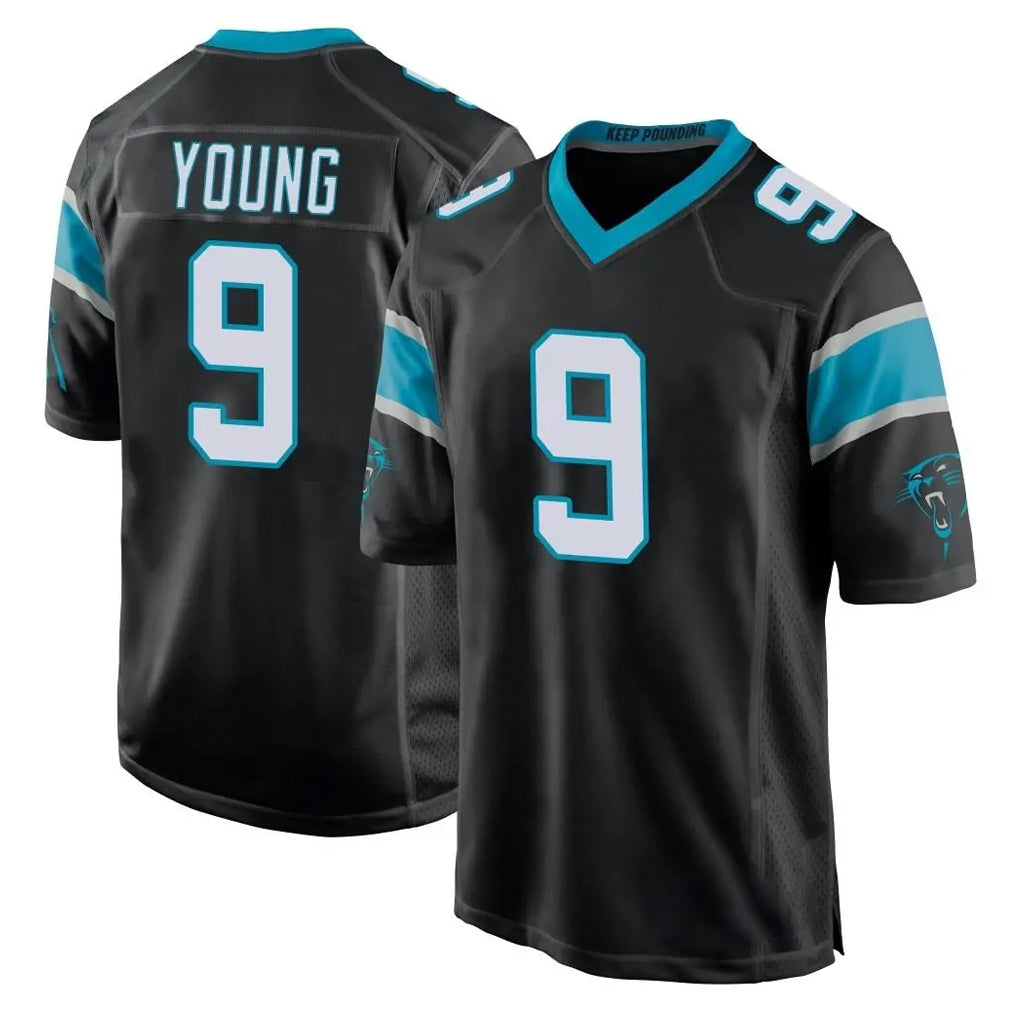 C.Panthers #9 Bryce Young Player Black Game Ldoa Stitched Jerseys