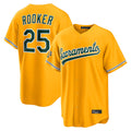 Athletics #25 Brent Rooker Player Gold Home Game Ldoa Stitched Jerseys