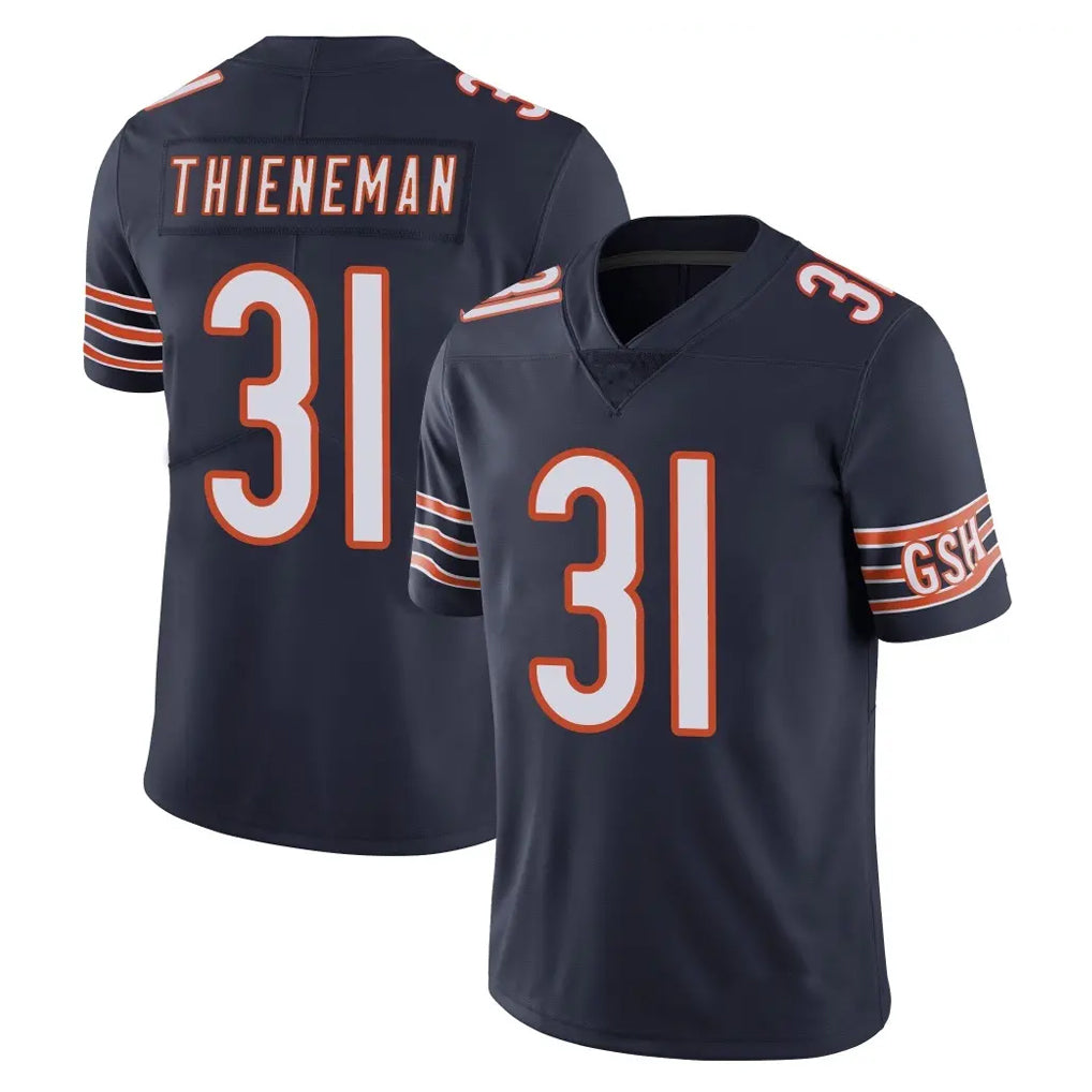 C.Bears #31 Dillon Thieneman Player Navy Vapor Untouchable Limited Home Game Ldoa Stitched Jerseys