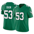 P.Eagles #53 Zack Baun Player Green Kelly Alternate Vapor F.U.S.E. Home Game Ldoa Stitched Jerseys