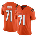 C.Bengals #71 Amarius Mims Player Orange Vapor F.U.S.E. Limited Home Game Ldoa Stitched Jerseys