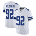 D.Cowboys #92 Quinnen Williams Player White Vapor Untouchable Limited Home Game Ldoa Stitched Jerseys