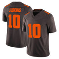 C.Browns #10 Quinshon Judkins Player Brown Limited Vapor F.U.S.E. Alternate Game Ldoa Stitched Jerseys