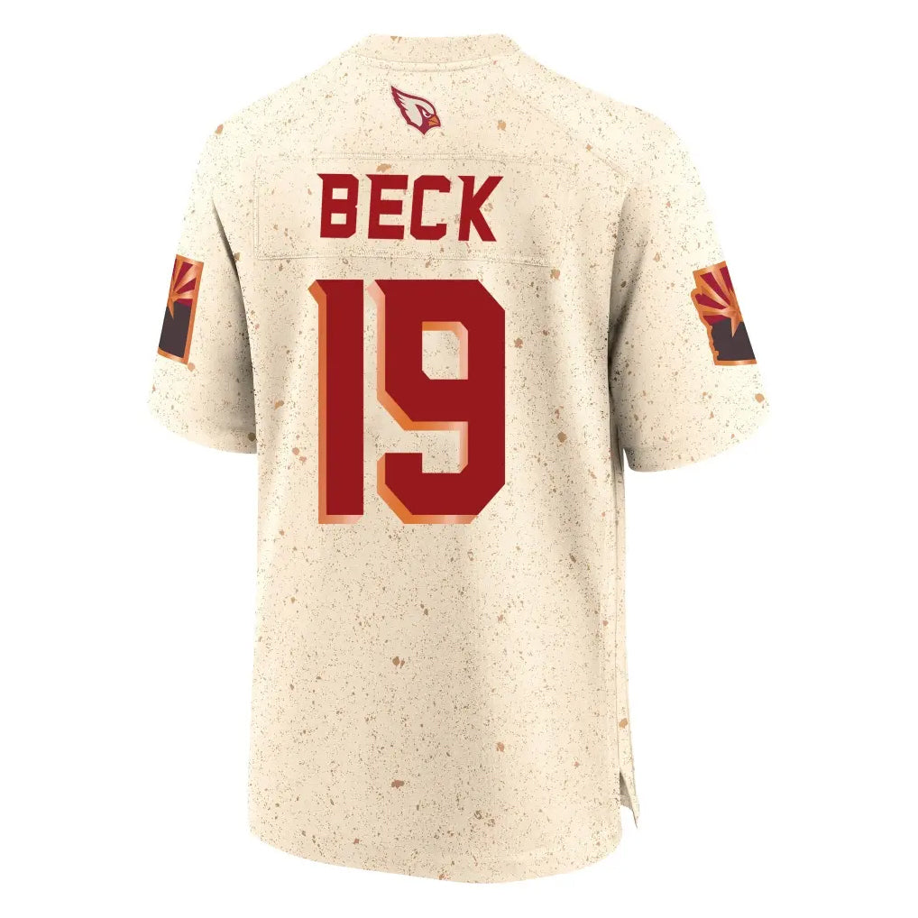 A.Cardinals #19 Carson Beck Player Cream Rivalries Collection Game Ldoa Stitched Jerseys
